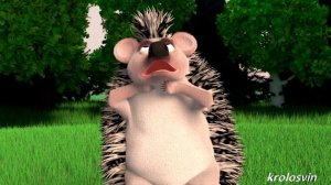 Ёжик научился попой дышать.3Д Анимация.