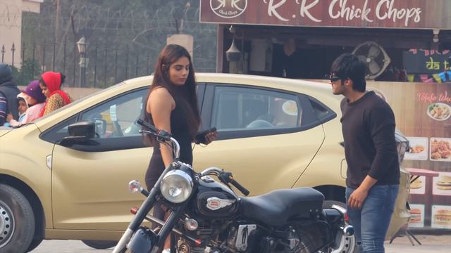 Live Gold Digger Test With Royal Enfield Bullet Standard 350 Bike part 3 ll Prank in india ll смотреть онлайн