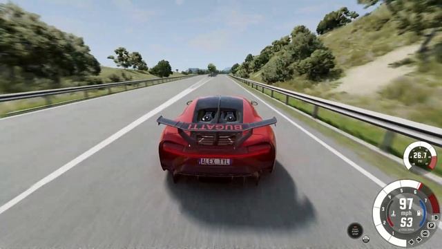 Bugatti Chiron - beamng drive mods смотреть онлайн