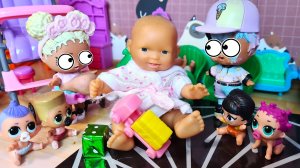 ПЕРЕПУТАЛИ ДЕТСКИЕ САДИКИ??ЭТОТ ПУПСИК НЕ НАШ! Куклы ЛОЛ сюрприз смешные мультики Даринелка
