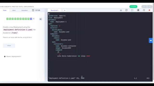 Kubernetes Core Concepts | Practice Exercise | Deployments | QnA смотреть онлайн