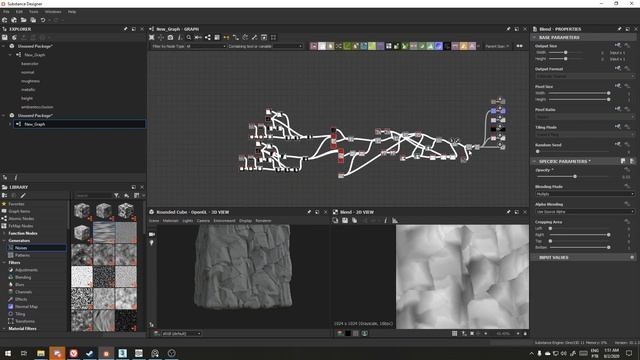 Substance Designer - Rock Wall Material смотреть онлайн