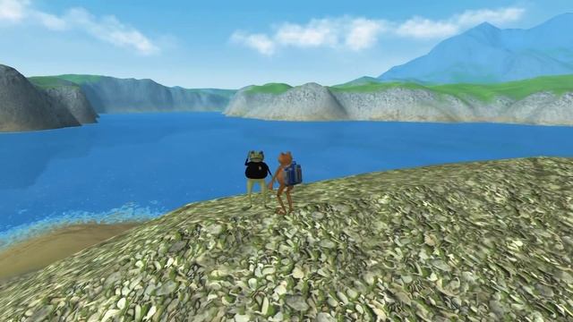 Amazing Frog: BLIMP BUMPER CARS! [Annoying Orange Plays] смотреть онлайн