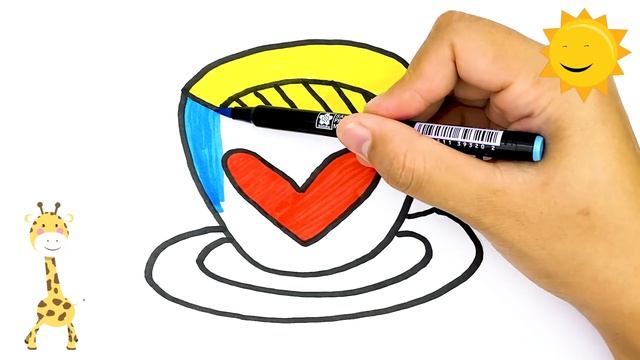 Bolalar uchun Chashka choyi rasm chizish/Drawing Cup Tea for children/Рисование Чашка чая для дете смотреть онлайн