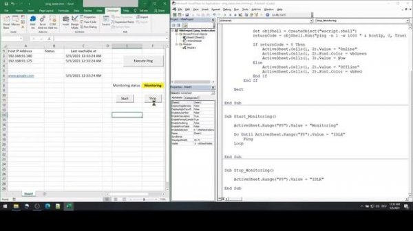 Build your own Ping Tester #2 | Ping Monitor & Ping Scheduler | Networking | Excel