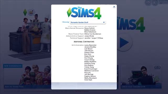 The Sims 4: Romantic Garden Stuff (Credits) (Windows) смотреть онлайн