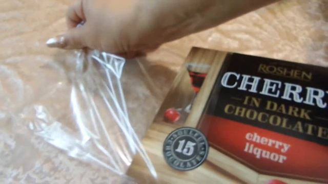I Сільпо Roshen Конфеты Вишня в темном шоколаде Cherry Sweets In Dark Chocolate Украина Ukraine 202