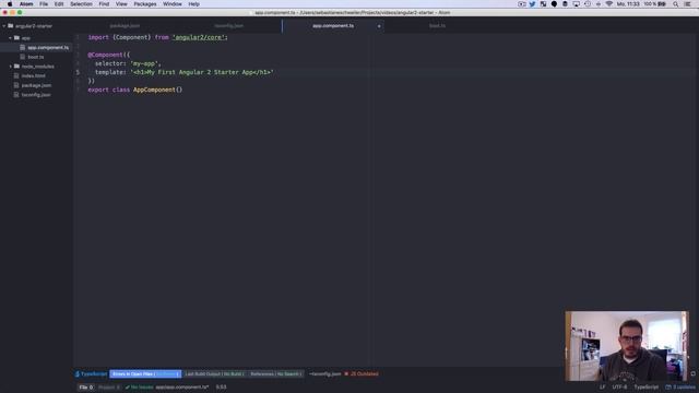 Angular 2 Quickstart Tutorial 2016 смотреть онлайн
