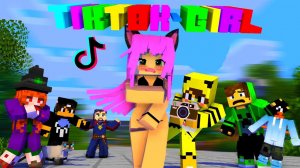 ДЕВУШКА ИЗ ТИК-TOKА СНЯЛА НЕУДАЧНЫЙ ПРАНК  #мультики #майнкрафтанимации  #майнкраф