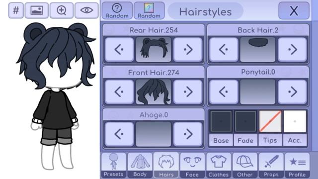 Идеи для нарядов и причёсок || gacha life || смотреть онлайн