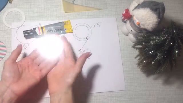 Подробный Мастер класс "Подарочная коробочка для ёлочного шара" часть 2 скрапбукинг смотреть онлайн
