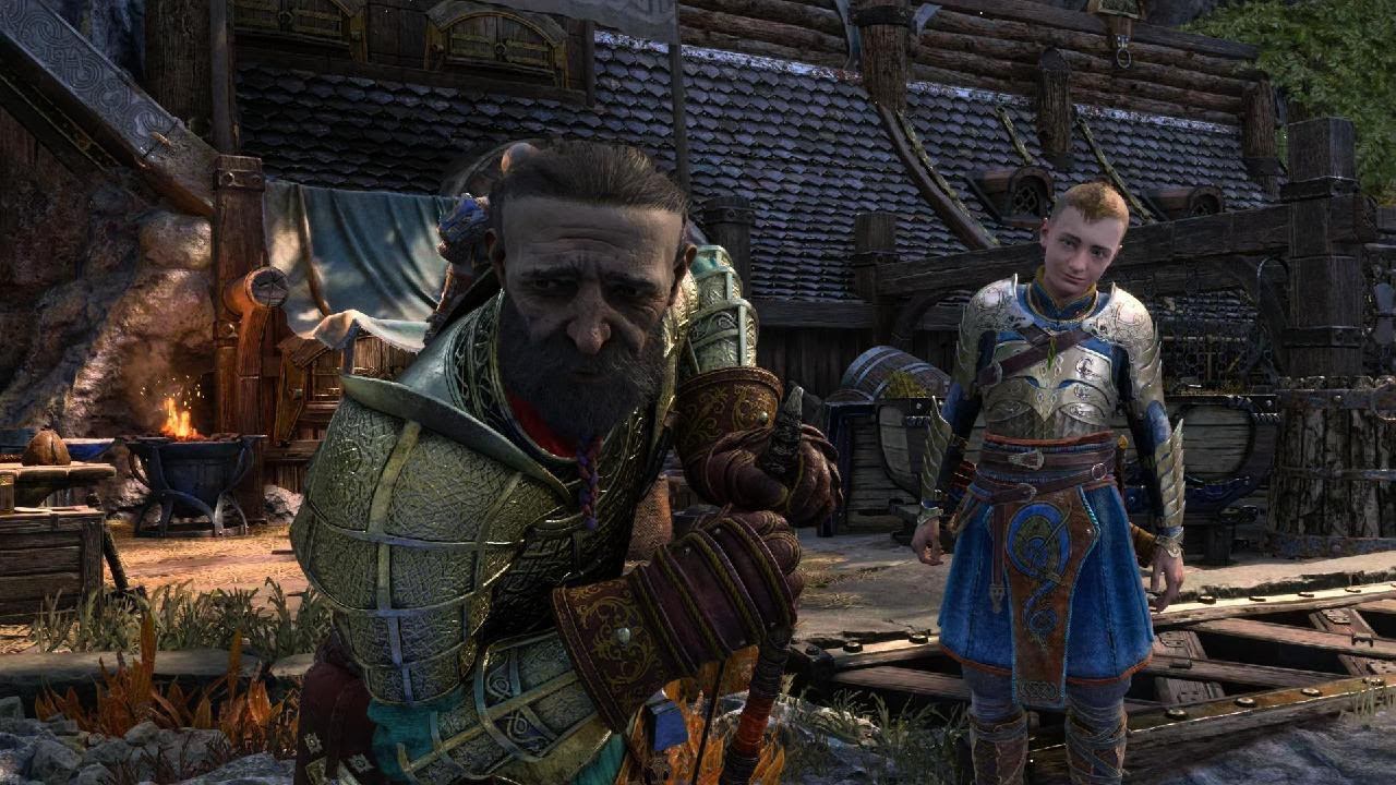 God of War Ragnarok : Прохождение # 5 : Село гномов смотреть онлайн