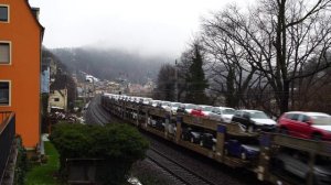 ??????Поезда среди холмов Саксонской Швейцарии/Trains among the hills of Saxon Switzerland