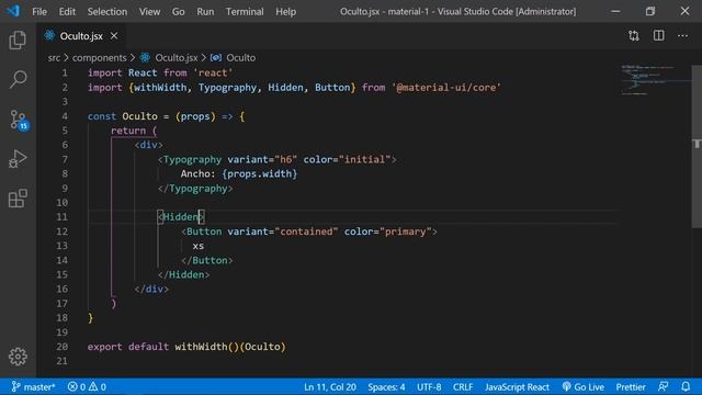 Curso Material UI #09 Hidden [ React js con Material Design ] смотреть онлайн