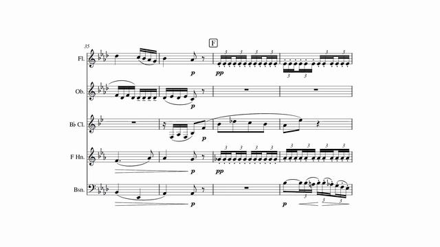 "Pathetique" Sonata II (Beethoven), Wind Quintet Arrangement смотреть онлайн
