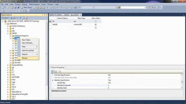 How To Generate Auto Increment Serial number in SQL Server | Identity (Auto Increment) Column in SQ смотреть онлайн