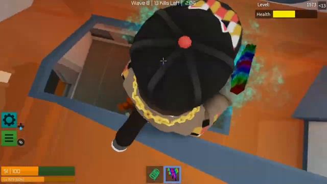 Roblox - Zombie Rush Rainbow Uzis vs Rainbow rhythm Revolvers смотреть онлайн