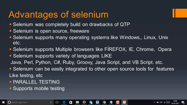 Selenium Advantages || Selenium part 7 смотреть онлайн