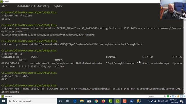 Sample SQL Server Database and Docker смотреть онлайн