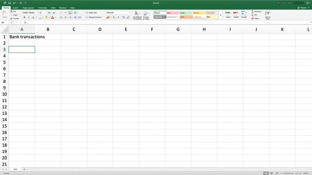 AAT Level 3 Osborne Book Excel Chapter 1 Exercise 3 Stage 1 смотреть онлайн