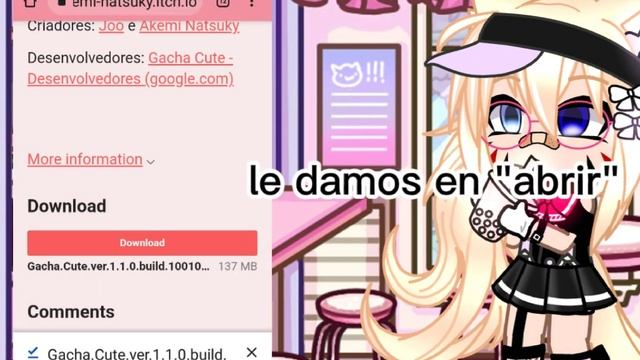 ✨tutorial: como descargar gacha cute?/大luna_bæ大? смотреть онлайн