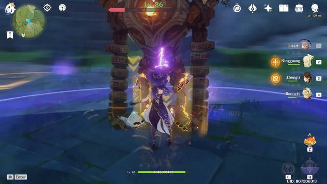 Lisa lv 40 Showcase - Genshin Impact смотреть онлайн