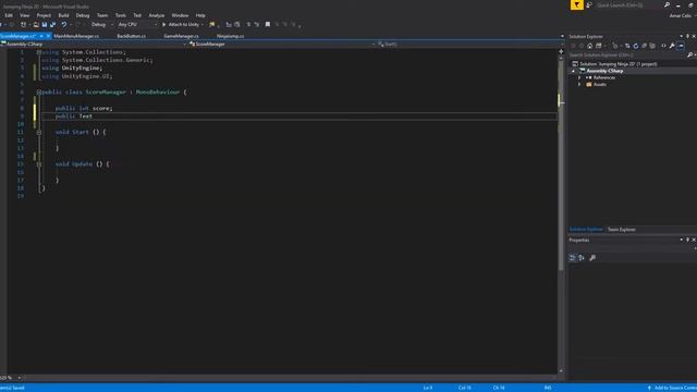 8 - Jumping Ninja - PowerBar and ScoreManager смотреть онлайн