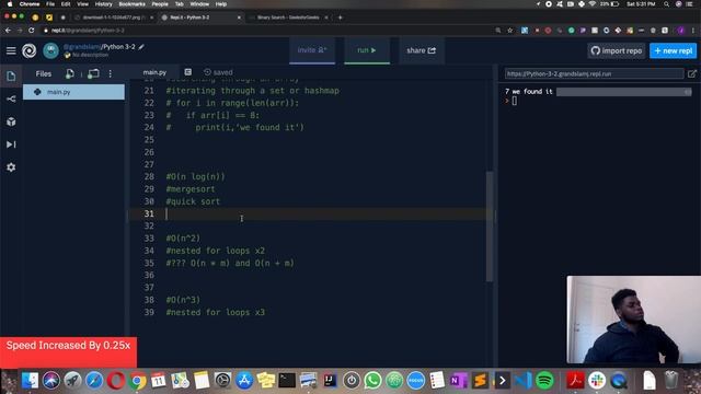 Interview preparation in Python Big O notation смотреть онлайн