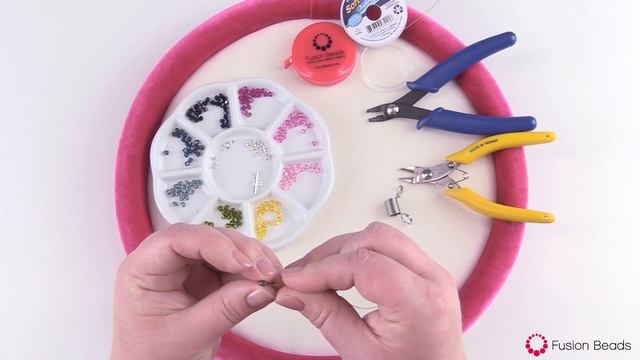 Beading Tutorial: Learn how to make the Watermelon Tourmaline Bracelet by Fusion Beads смотреть онлайн