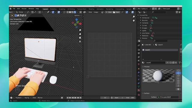 Create 3D design mockups to showcase your products | Blender tutorial смотреть онлайн