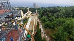 Аквапарк Атлантида в Ялте|Экстремальные горки | Как легко получить бесплатный билет в Атлантиду|