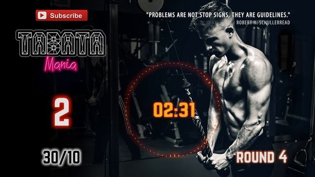 TABATA 30/10 - HiiT Workout Music W/ TIMER - Intense TABATAMANIA