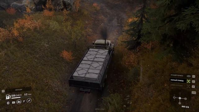 SnowRunner 2020 - Построил Мост и Расчистил Завалы (SpinTires, MudRunner) Мичиган #8 смотреть онлайн