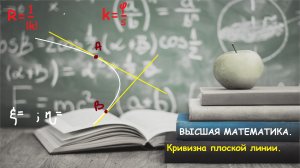 ВЫСШАЯ МАТЕМАТИКА.9.10. Кривизна плоской линии. Координаты центра кривизны. Радиус кривизны.