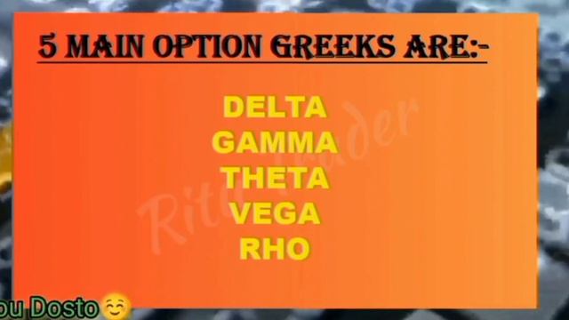 Option Greeks Explained ! In Stock Market| #options #stocks #greek #ritutrader смотреть онлайн
