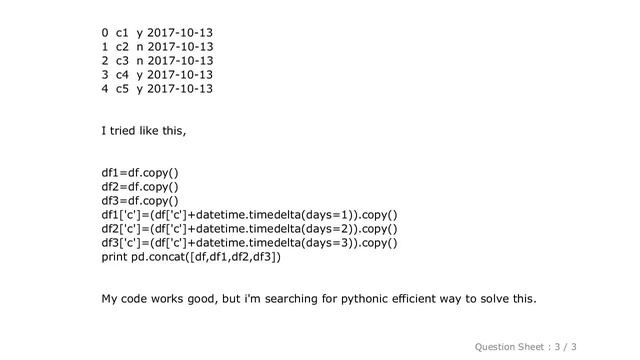 Pandas : Duplicate of dataframe but increasing date смотреть онлайн