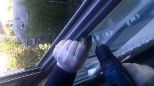 Установка раздвижной москитной сетки