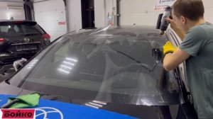 Защитная пленка на лобовое стекло. Защита лобового стекла Clearplex