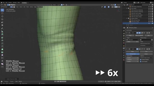 15 - Timelapse - Shirt & Pants Retopology Pt2 смотреть онлайн