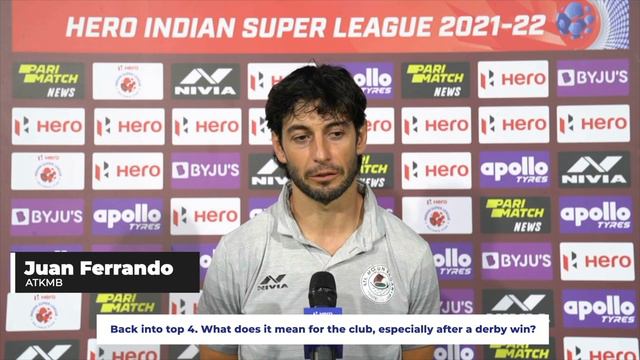 ATK Mohun Bagan Vs SC East Bengal | Juan Ferrando & Mario Rivera's Post-Match Press Conference смотреть онлайн