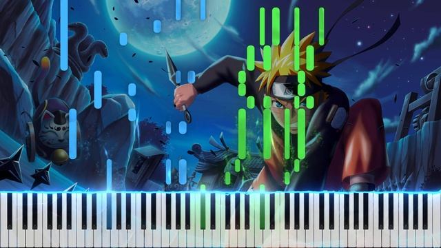 Blue Bird - Naruto Shippuuden OP3 Animenz Piano Tutorial смотреть онлайн
