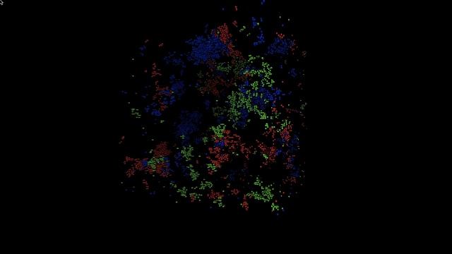 Computer Simulation of a Universe in Java/Processing with OpenGL смотреть онлайн
