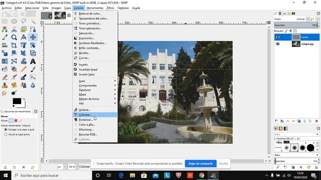 Prácticas 7, 8 Y 9 GIMP 4º ESO
