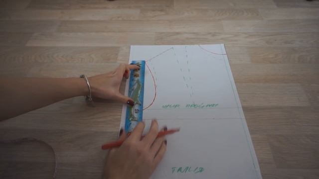 Как сшить бомбер/Построение выкройки бомбера/Часть 1 смотреть онлайн