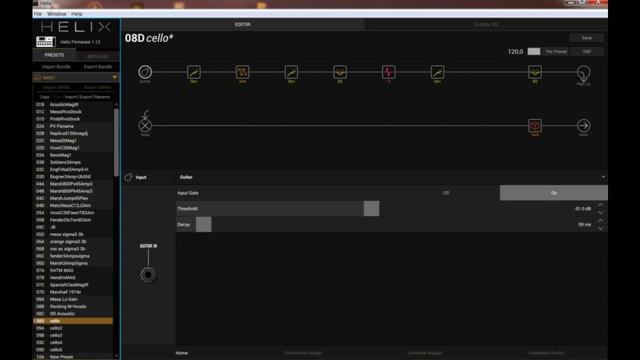 Cello simulator (Apocalyptica Style) with Electric Guitar and Helix смотреть онлайн