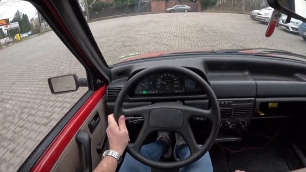 1993 Fiat Uno II [1.0 i 44 HP] | POV Test Drive #1934 Joe Black