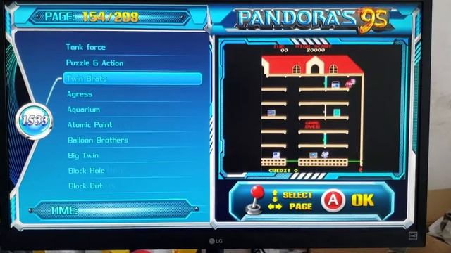 Tablero Arcade Pandora Box 9S 2075 Juegos смотреть онлайн