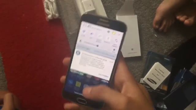 Распаковка телефона Samsung Galaxy S6 64gb! смотреть онлайн