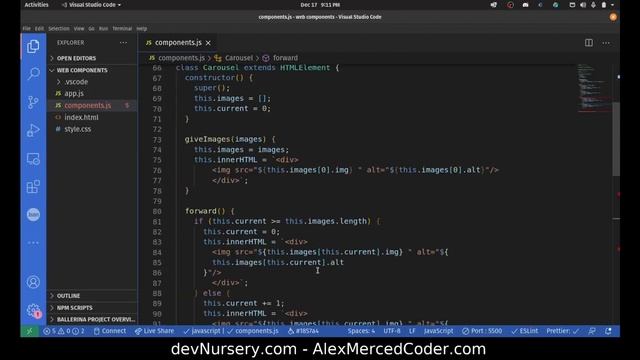 AM Coder - Creating a Carousel as Native Web Component (HTMLElement) смотреть онлайн