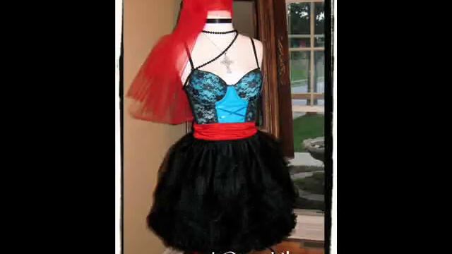 Designer 80s Costume Clothing- 80's Madonna, Cyndi Lauper Rocker Party Outfits смотреть онлайн